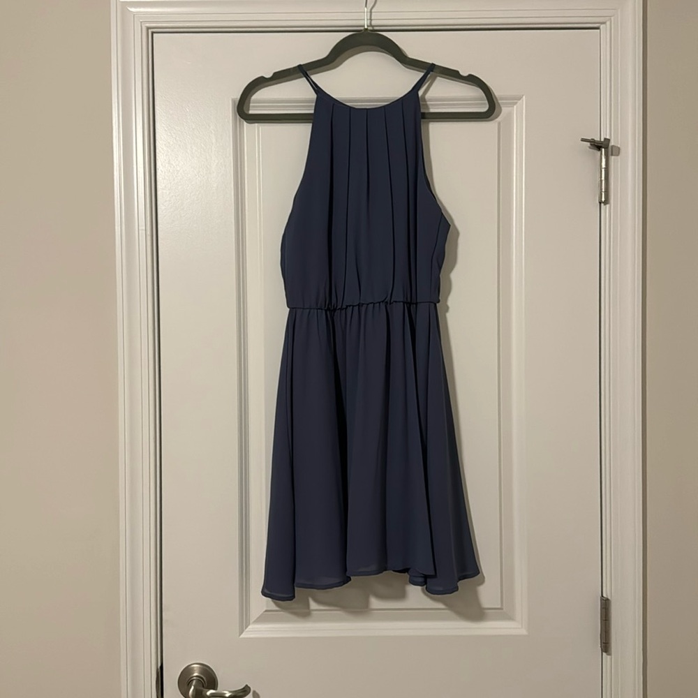 Lush Blue Cocktail Dress